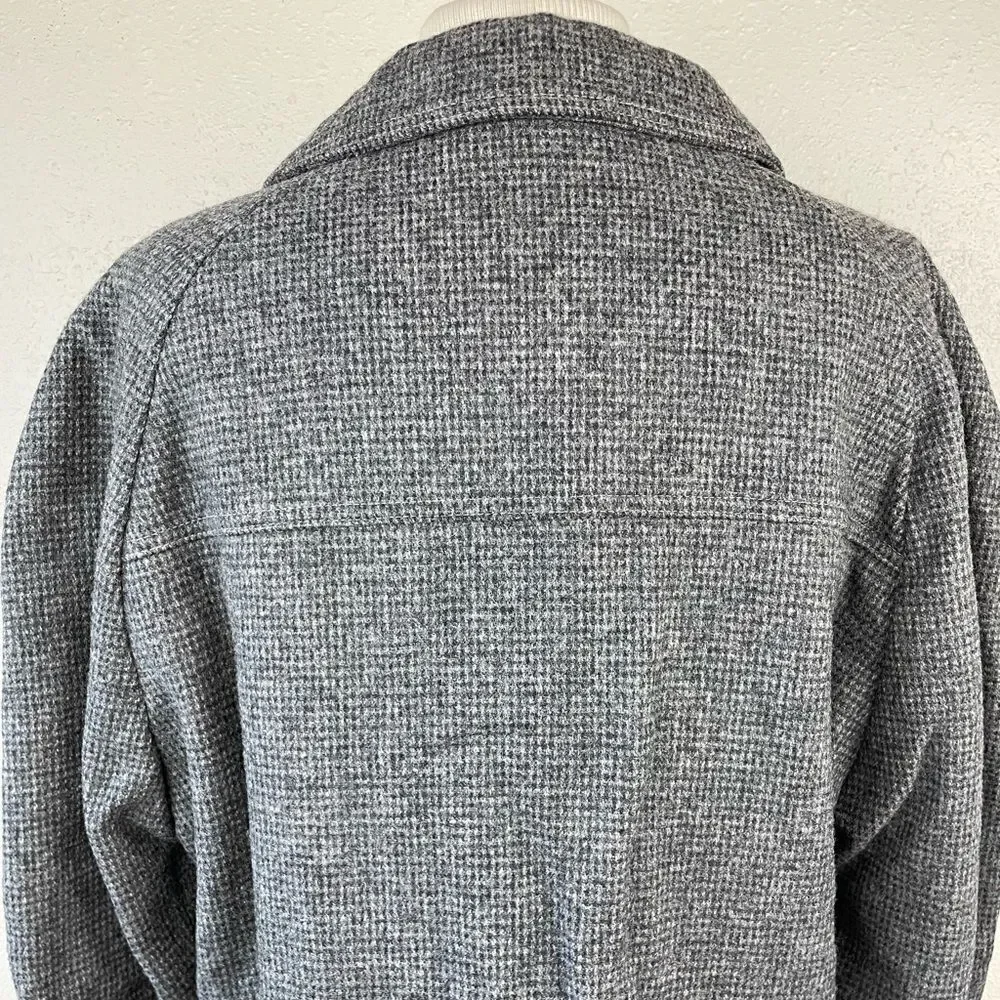 Vintage Mackenzie Coat Company Full Zip Wool Blend Coat Size 42 Regular EUC